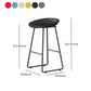 Contemporary Bucket Counter Bar Stool Armless Plastic Bar Stool with Footrest, Iron Base Clearhalo 'Bar Furniture' 'Bar Stools' 'bar_stools' 'furn' 'furn_bar_stools' 'furniture_bar_stools' 'Kitchen & Dining Furniture' 'kitchen&dining_furn' 'kitchen' 'kitchen_furn' Furniture' 1200x1200_0df1e304-2359-434e-a45f-b3baeb6138a5