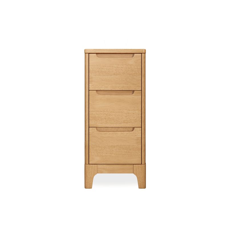 Coffre en bois massif contemporain, coffre d'accent rectangle avec tiroirs