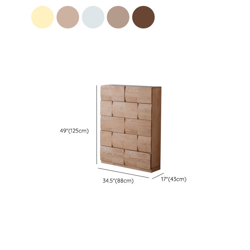 6-Drawer Solid Wood Accent Chest 49.2-In Tall Storage Cabinet Clearhalo 'Cabinets & Chests' 'cabinets_chests' 'furn' 'furn_cabinets_chests' 'Furniture' 'Living Room Furniture' 1200x1200_0df50cdc-02d7-4f5a-aef4-656f5b320c74