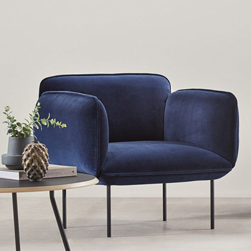 1/2-Seater Modern Minimalist Sofa Square Arm Loveseat - 30.7" D Clearhalo 'furn' 'furn_sofas' 'Furniture' 'Living Room Furniture' 'Sofa' 'sofas' 1200x1200_0df59987-73c0-453c-961a-83791c25c1df