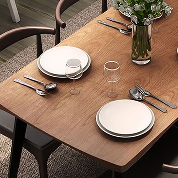 Industrial 1/5 pieces Dinette Set Solid Wood Dining Table with Chairs Clearhalo 'Dining Room Sets' 'Dining Tables & Seating' 'dining_room_set' 'furn' 'furn_dining_room_set' 'Furniture' 'furniture_dining_room_set' 'Kitchen & Dining Furniture' 'kitchen&dining_furn' 'kitchen' 1200x1200_0df5fdf3-292e-4fd7-a3eb-419611040faa