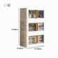 White Storage Cabinet Contemporary Hinged Wardrobe Cabinet for Bedroom