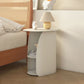 Modern Metal Night Table Lower Shelf Bedside Cabinet for Bedroom Clearhalo 'Bedroom Furniture' 'furn' 'furn_night_stand' 'Furniture' 'night_stand' 'Nightstands' 1200x1200_0df85c99-2b27-46dc-b9d1-b30d356d620f