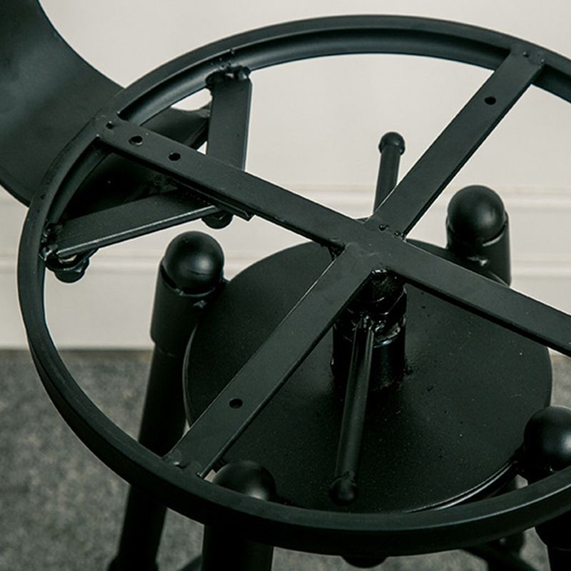 Adjustable Height Bar Stools Industrial Barstool with Metal Legs Clearhalo 'Bar Furniture' 'Bar Stools' 'bar_stools' 'furn' 'furn_bar_stools' 'Furniture' 'Kitchen & Dining Furniture' 1200x1200_0dfa067b-29b3-4d9e-8f7b-f66d3c06f805