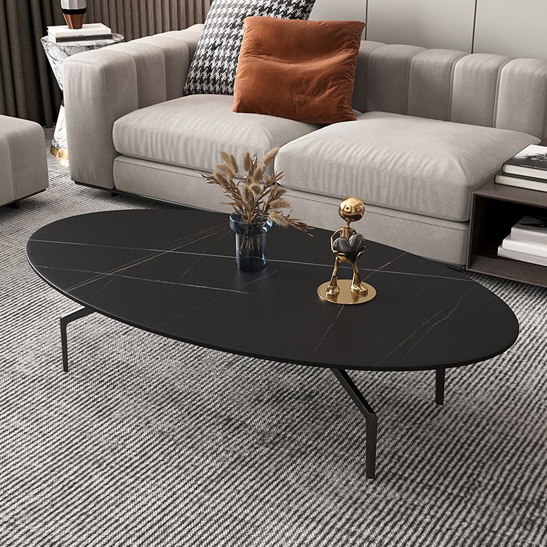Glam Slate Coffee Cocktail Table 4 Legs Cocktail Table for Living Room Clearhalo 'Coffee & Accent Tables' 'Coffee Tables' 'coffee_tables' 'furn' 'furn_coffee_tables' 'Furniture' 'Living Room Furniture' 1200x1200_0dfa4531-67bb-4b37-8ab3-888240fa75f3