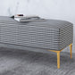 Modern Bedroom Bench Solid Wood Seating Bench with Upholstered