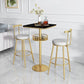Scandinavian Metal Barstool Fabric Counter Stool in Matte Finish Clearhalo 'Bar Furniture' 'Bar Stools' 'bar_stools' 'furn' 'furn_bar_stools' 'Furniture' 'Kitchen & Dining Furniture' 1200x1200_0dfffbca-44fa-415b-b66b-c984259e5357