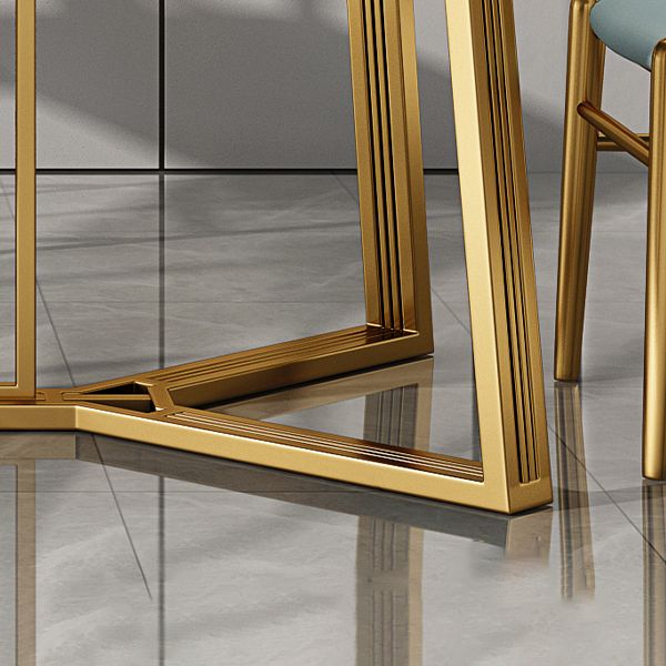 Metal Traditional Luxury Rectangle Table Sintered Stone Top Table with Trestle Base Clearhalo ' dining_table' 'Dining Tables & Seating' 'Dining Tables' 'furn' 'furn_dining_table' 'Furniture' 'furniture_dining_table' 'Kitchen & Dining Furniture' 'kitchen&dining_furn' 'kitchen' 'kitchen_dining_table' 1200x1200_0e009702-41f5-4de8-a7e4-42bf06daed23