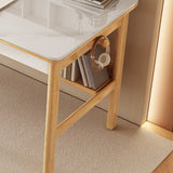 Bureau de bureau à domicile rectangulaire moderne 23,6 "W Writing Desk avec étagère