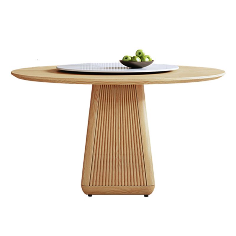 Ronde eettafel ingesteld 1/5/7/9 pc's Ash vaste houten eettafel en armstoelen