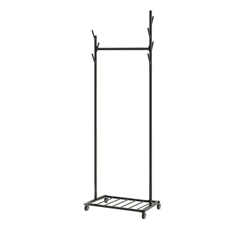Glam Coat Hanger Metal No Distressed Entryway Kit With Storage Shelving Clearhalo 'Entry & Mudroom Furniture' 'furn' 'furn_hall_tree_coat_racks' 'Furniture' 'Hall Trees & Coat Racks' 'hall_tree_coat_racks' 1200x1200_0e017f90-e710-4e13-876d-e89f7d8e3882