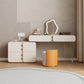 13.77 "Large Vanity Vanity White Makeup Vanity Desk Table avec 2/6 tiroirs