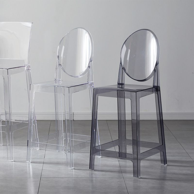 Plastique contemporain Low Back Counter Tool Represt Rester avec 4 jambes