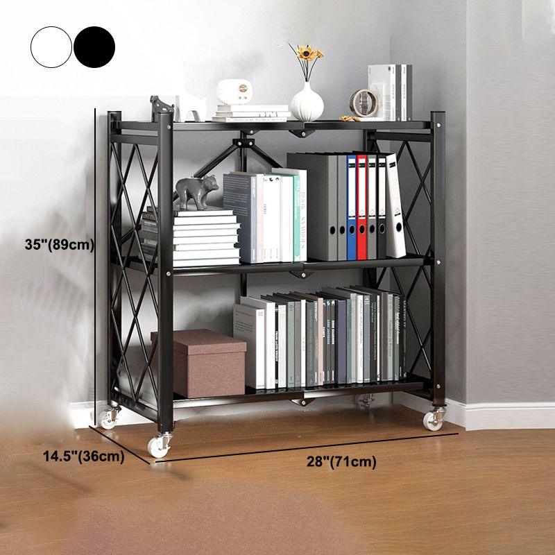Metal Standard Bookcase Industrial Style Shelf for Home Office Clearhalo 'Bookcases' 'furn' 'furn_bookcases' 'Furniture' 'furniture_bookcases' 'kitchen' 'kitchen_bookcases' 'Living Room Furniture' 'Office Furniture' 1200x1200_0e0678ec-e336-4106-a7e8-4812a2529b73