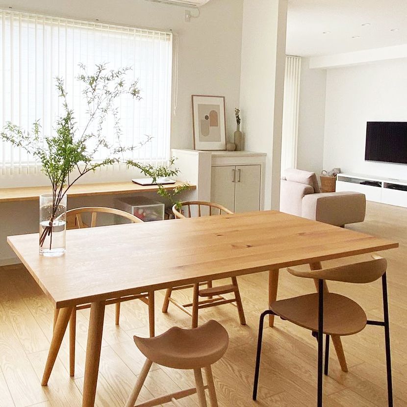 Contemporary Style Pine Dining Table 4 Legs Solid Wood Base Rectangle Table for Home Clearhalo ' dining_table' 'Dining Tables & Seating' 'Dining Tables' 'furn' 'furn_dining_table' 'Furniture' 'furniture_dining_table' 'Kitchen & Dining Furniture' 'kitchen&dining_furn' 'kitchen' 'kitchen_dining_table' 1200x1200_0e086a6b-649e-47e1-bd46-f50abacff489