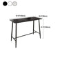 Industrial Black Metal Bar Table Faux Marble Rectangle Top Bistro Table - 47" x 23" x 41" Clearhalo 'Bar Furniture' 'Bar Tables' 'bar_tables' 'furn' 'furn_bar_tables' 'Furniture' 'furniture_bar_tables' 'Kitchen & Dining Furniture' 'kitchen&dining_furn' 'kitchen' 1200x1200_0e0b2180-987d-497f-9ce6-36f012318921