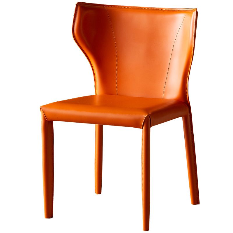 Contemporary Kitchen Wingback Side Chair Armless Dining Chairs Clearhalo 'Dining Chairs' 'Dining Tables & Seating' 'dining_chair' 'furn' 'furn_dining_chair' 'Furniture' 'Kitchen & Dining Furniture' 1200x1200_0e0b8ca5-8190-4617-8ad9-b5561e337749