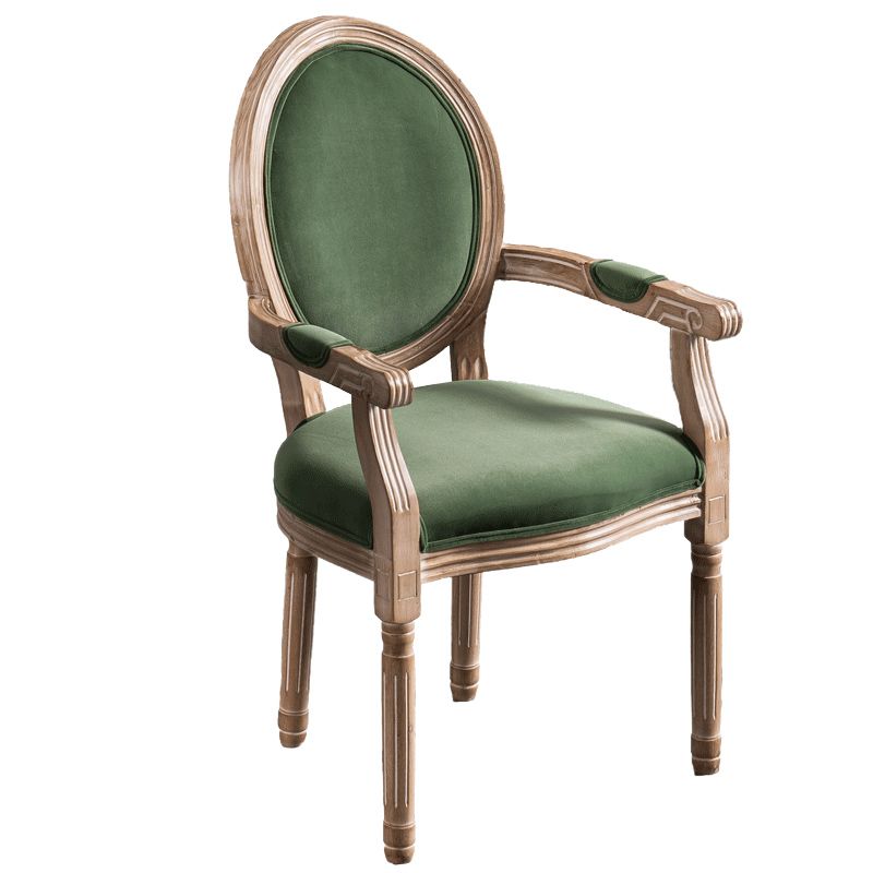 Country Style Solid Wood Dining Room Armchair King Louis Back Side Chair Clearhalo ' kitchen&dining_furn' 'Dining Chairs' 'Dining Tables & Seating' 'dining_chair' 'furn' 'furn_dining_chair' 'Furniture' 'furniture_dining_chair' 'Kitchen & Dining Furniture' 'kitchen' 1200x1200_0e0e6755-0e69-4331-b7f4-5c132bcc22b7