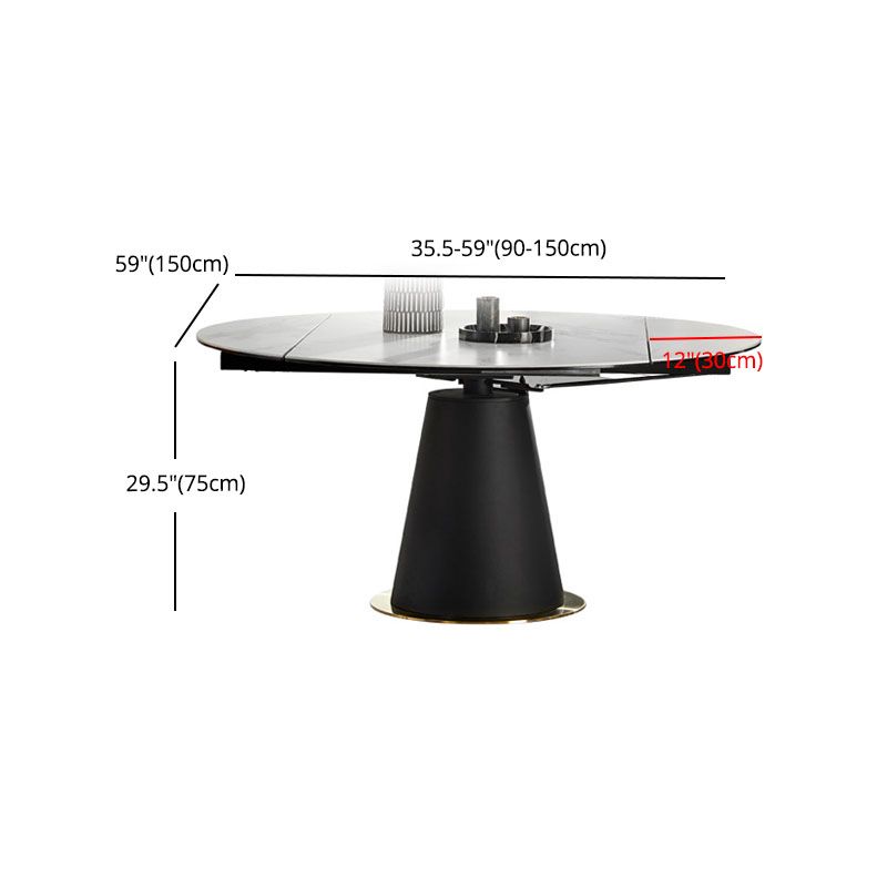 Glam 1/3/4/5/7 Pieces Dining Set Sintered Stone Dining Table Set for Dining Areas Clearhalo 'Dining Room Sets' 'Dining Tables & Seating' 'dining_room_set' 'furn' 'furn_dining_room_set' 'Furniture' 'furniture_dining_room_set' 'Kitchen & Dining Furniture' 1200x1200_0e1b0987-d6f3-4552-b387-493015194d7b