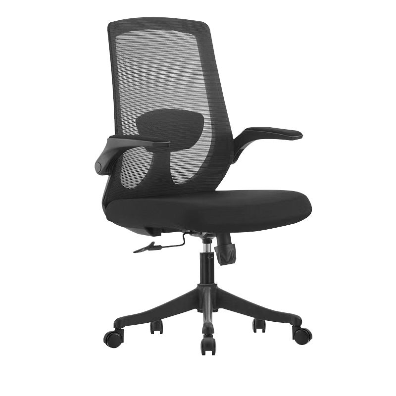 Contemporary Breathable Air Grid Chair Microfiber Desk Mid Back Chair Clearhalo 'furn' 'furn_office_chair' 'Furniture' 'Office Chairs' 'Office Furniture' 'office_chair' 1200x1200_0e1b985b-acbf-46ab-bd99-811394cd6807