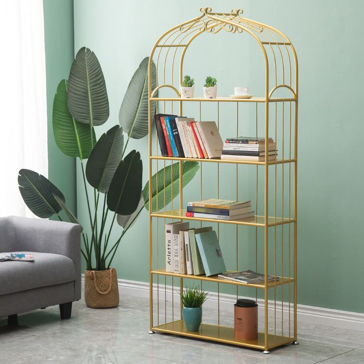 Iron Scandinavian Etagere Bookshelf Vertical Open Bookshelf for Living Room Clearhalo 'Bookcases' 'furn' 'furn_bookcases' 'Furniture' 'furniture_bookcases' 'Office Furniture' 1200x1200_0e1bb467-199d-4b4b-b2e8-70d2842086b3