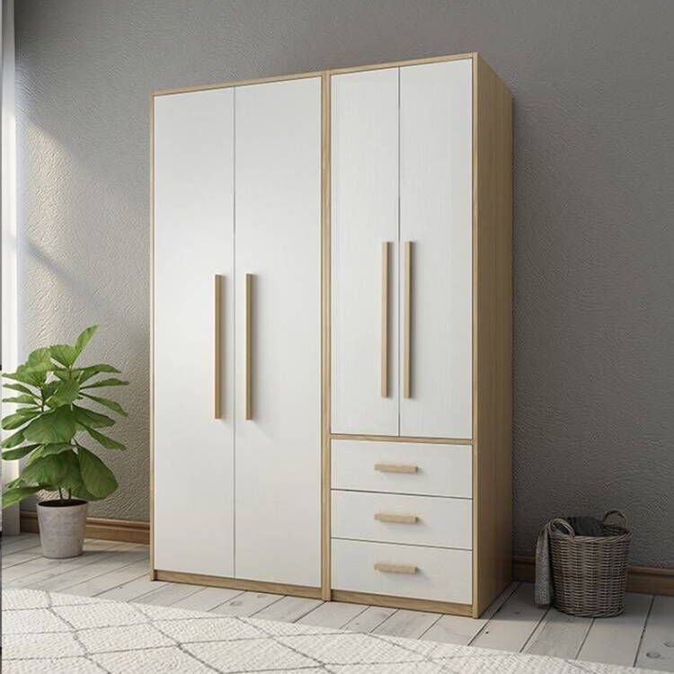 Modern Style Home Wardrobe Armoire Solid Wood and Engineered Wood Wardrobe Cabinet Clearhalo 'Armoires & Wardrobes' 'armoires_wardrobes' 'Bedroom Furniture' 'furn' 'furn_armoires_wardrobes' 'Furniture' 1200x1200_0e1c883c-f122-4ff9-b2c0-0c0320a240ec