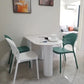 Stone and Wood Dining Room Collection Home Kitchen Dinner Modern Dining Table Clearhalo 'Dining Tables & Seating' 'Dining Tables' 'dining_table' 'furn' 'furn_dining_table' 'Furniture' 'furniture_dining_table' 'Kitchen & Dining Furniture' 'kitchen' 'kitchen_dining_table' 1200x1200_0e1f43e9-b514-4891-882b-5c35dd85ac79