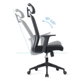 Ergonomic Mesh Desk Chair Modern Style Fixed Arms Chair with Swivel Casters Clearhalo 'furn' 'furn_office_chair' 'Furniture' 'furniture_office_chair' 'Office Chairs' 'Office Furniture' 'office_chair' 1200x1200_0e24f369-9bde-460a-9644-59024a23a078