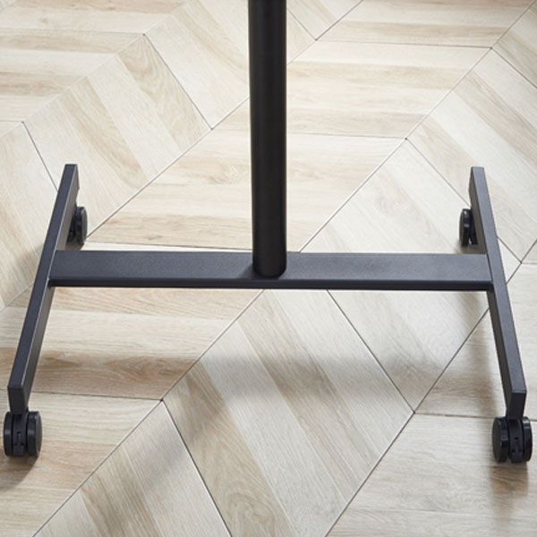 Scrivania in piedi contemporanea scrivania rettangolare con ruote a fuoco