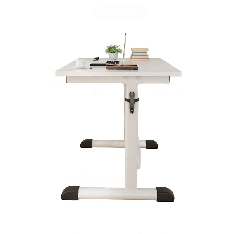 Hauteur réglable Home bureau de bureau T-Shape Base Cable Management Writing Desk