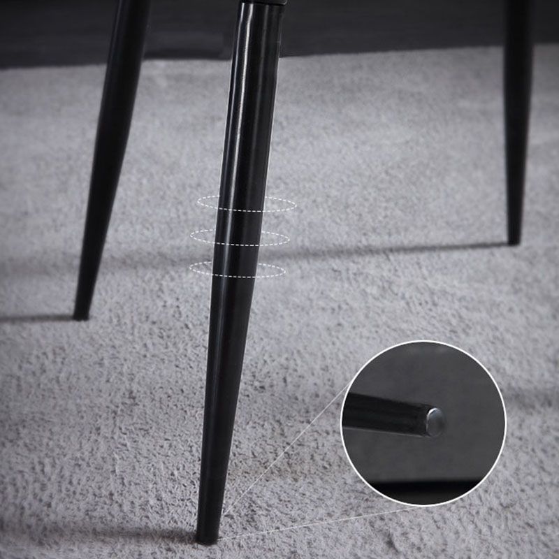 Modern Parsons Armless Chairs Leather Curved Dining and Accent Chairs Clearhalo 'Dining Chairs' 'Dining Tables & Seating' 'dining_chair' 'furn' 'furn_dining_chair' 'Furniture' 'Kitchen & Dining Furniture' 1200x1200_0e2ae94f-be4e-42dd-ad9e-467bda57f8e7