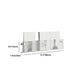 Floating Clear Plastic/Acrylic Bookcase Urban Wall Mounted Shelf Clearhalo 'Bookcases' 'furn' 'furn_bookcases' 'Furniture' 'Office Furniture' 1200x1200_0e2b4ce6-ea9a-4b8b-b6da-9cd65ca69921