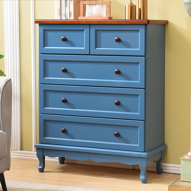 Cassa di accento di legno moderno di metà secolo con cassetti da 13,77 "mobili laterali larghi