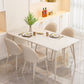 Rectangle Dining Table Contemporary 4 Legs Dining Site Table Clearhalo 'Dining Tables & Seating' 'Dining Tables' 'dining_table' 'furn' 'furn_dining_table' 'Furniture' 'Kitchen & Dining Furniture' 1200x1200_0e2d3178-6784-4e81-907c-77e2e045dd2d
