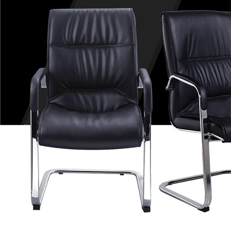Black Microfiber Mesh Desk Chair Modern No Distressing Office Chair Clearhalo 'furn' 'furn_office_chair' 'Furniture' 'Office Chairs' 'Office Furniture' 'office_chair' 1200x1200_0e31cfee-76cc-458f-81f0-34a4120da236