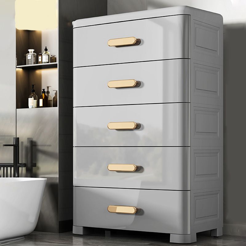 Rectangular Plastic Wardrobe Teen Style Bedroom Storage Cabinet