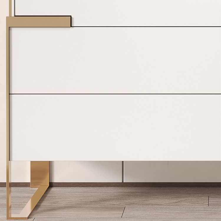 Comenedor de almacenamiento glamorante de estados de madera con 6 cajones