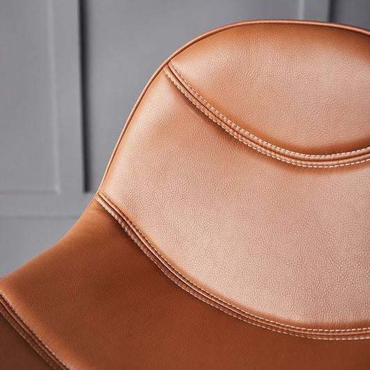 Living Room Matte Finish Leather Stool Scandinavian Footrest Barstool Clearhalo 'Bar Furniture' 'Bar Stools' 'bar_stools' 'furn' 'furn_bar_stools' 'Furniture' 'furniture_bar_stools' 'Kitchen & Dining Furniture' 1200x1200_0e39c266-f2a3-4f99-a8c2-81904055631f