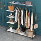 Industrial Style Coat Rack Metal Free Standing Multi Layer Shelves Coat Rack Clearhalo 'Entry & Mudroom Furniture' 'furn' 'furn_hall_tree_coat_racks' 'Furniture' 'Hall Trees & Coat Racks' 'hall_tree_coat_racks' 1200x1200_0e3b04c3-2045-40fb-b904-063e7ba85eaa