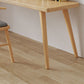 Scrivania di scrittura in legno massiccio 29,53 "scrivania naturale alta con base di Parsons