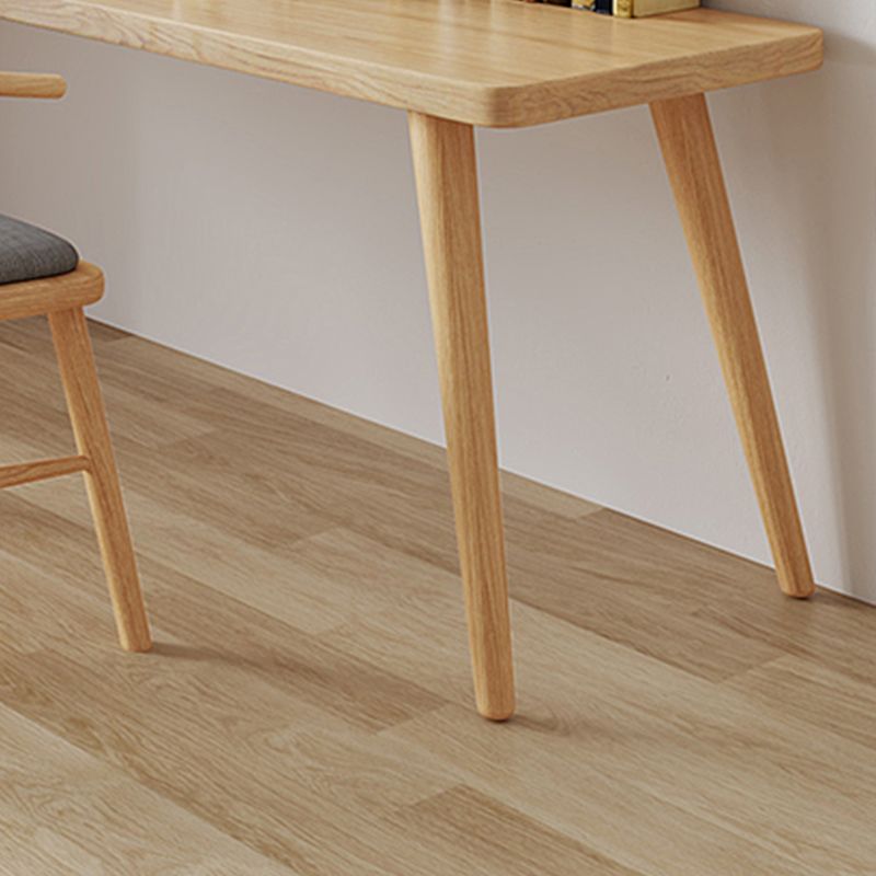 Scrivania di scrittura in legno massiccio 29,53 "scrivania naturale alta con base di Parsons