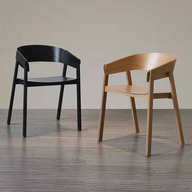 Sillas traseras tradicionales de la espalda silla de comedor con patas de madera para la cocina