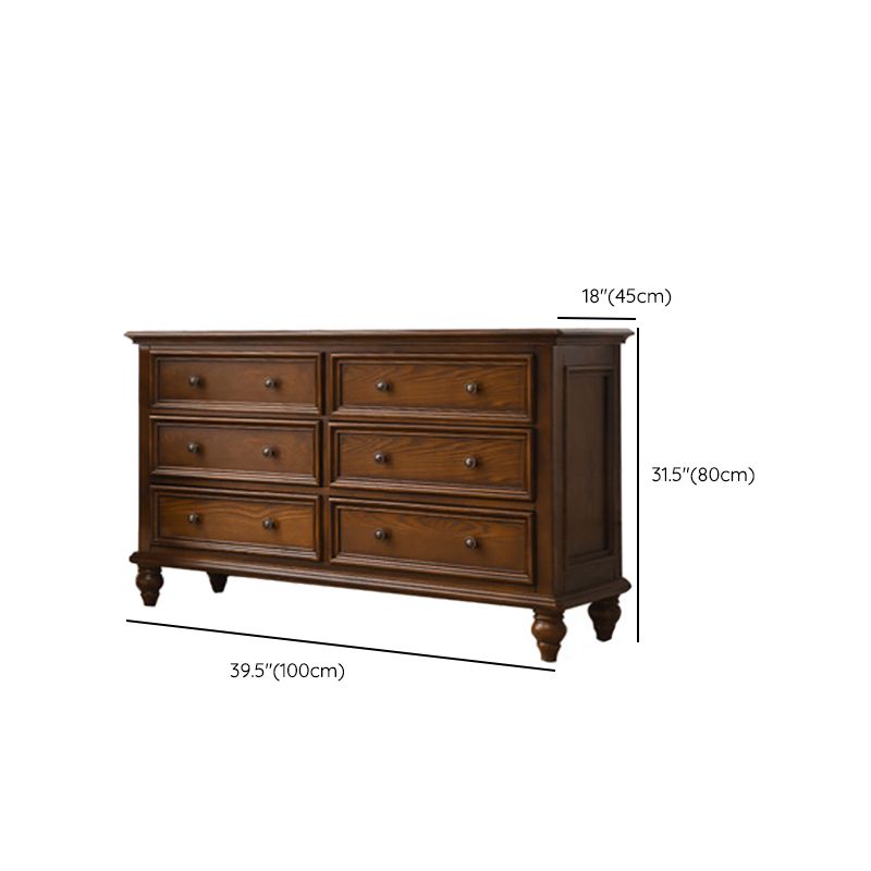 Solid Wood Storage Chest Dresser Brown Storage Chest with Drawers Clearhalo 'Bedroom Furniture' 'Dressers & Chests' 'dressers_chests' 'furn' 'furn_dressers_chests' 'Furniture' 1200x1200_0e3db86f-cba6-447d-be74-d98f7fd39c2f