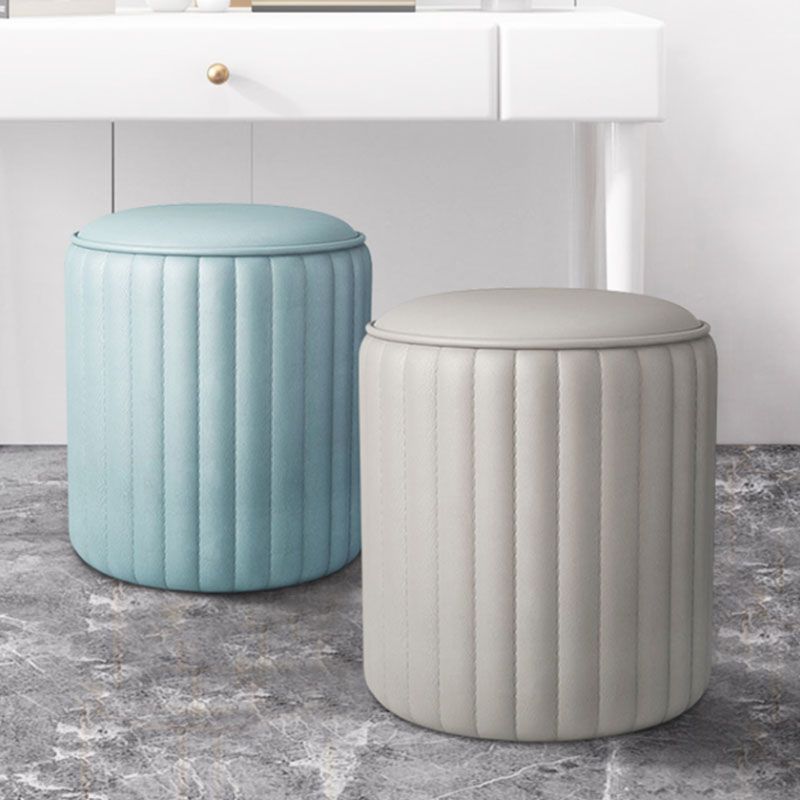 Whole Colored Ottoman Cylinder Shape Stain Resistant Faux Leather Ottoman Clearhalo 'furn' 'furn_ottomans_poufs' 'Furniture' 'Living Room Furniture' 'Ottomans & Poufs' 'ottomans_poufs' 1200x1200_0e3e3ac4-f5cf-4848-a732-3227ea512e4a