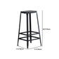 Industrial 1/5/9 Pieces Bar Table Set Rectangle Pine Wood Counter Table with Stools