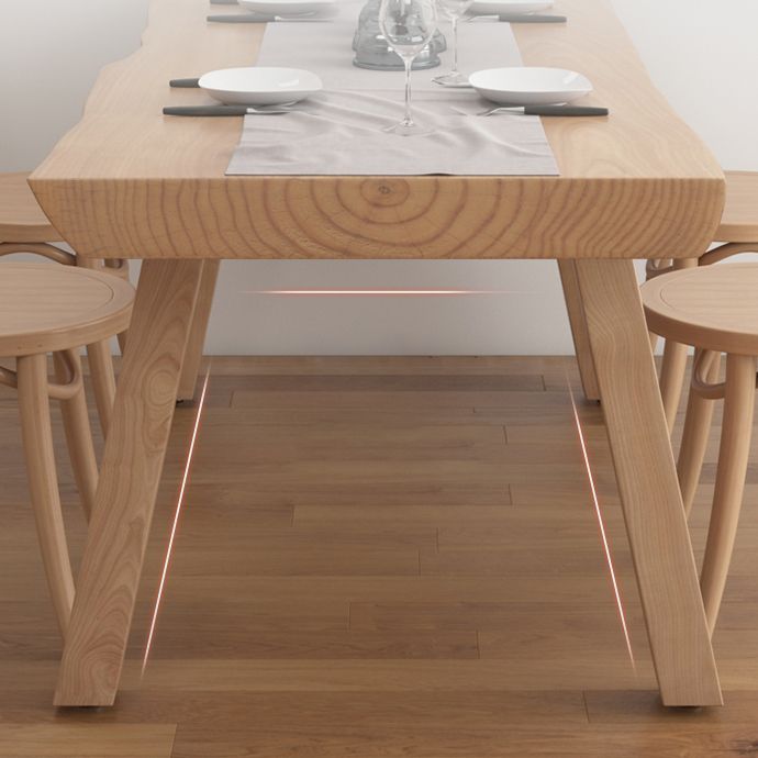 Modern 1/2/4/5/6 Pieces Rectangle Dining Set Solid Wood Dining Table with Chairs Clearhalo 'Dining Room Sets' 'Dining Tables & Seating' 'dining_room_set' 'furn' 'furn_dining_room_set' 'Furniture' 'furniture_dining_room_set' 'Kitchen & Dining Furniture' 'kitchen&dining_furn' 'kitchen' 1200x1200_0e3fcda6-74b8-4cb8-96dd-4fa38c44dcd9