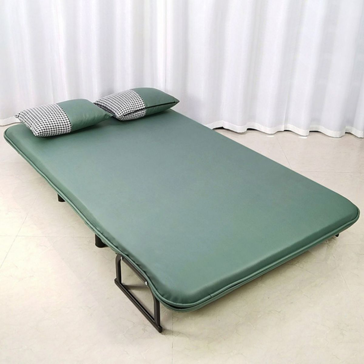 Moderne faux lederen bank 28.34 "D x 32.28" H verzonken armbeel