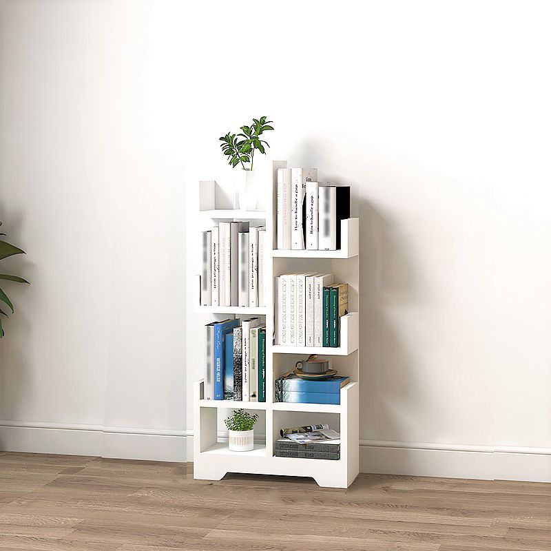 Scandinavian Manufactured Wood Geometric Bookshelf Vertical Open Bookshelf Clearhalo 'Bookcases' 'Furniture' 'furniture_bookcases' 'kitchen' 'kitchen_bookcases' 'Living Room Furniture' 'Office Furniture' 1200x1200_0e43f000-84de-4410-9659-74a745af7cd2