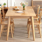 Contemporary Round Dining Table Solid Wood Dinner Table with 4 Legs Clearhalo 'Dining Tables & Seating' 'Dining Tables' 'dining_table' 'furn' 'furn_dining_table' 'Furniture' 'Kitchen & Dining Furniture' 1200x1200_0e446f63-f2d0-4d2e-8537-a1bd24c837fd