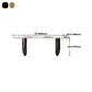 Modern Dining Table Stone Top Dining Table with Stainless Steel Double pedestal Base Clearhalo ' dining_table' 'Dining Tables & Seating' 'Dining Tables' 'furn' 'furn_dining_table' 'Furniture' 'furniture_dining_table' 'Kitchen & Dining Furniture' 'kitchen&dining_furn' 'kitchen' 'kitchen_dining_table' 1200x1200_0e46464c-8df3-42ab-acfb-50c64ba1e73a
